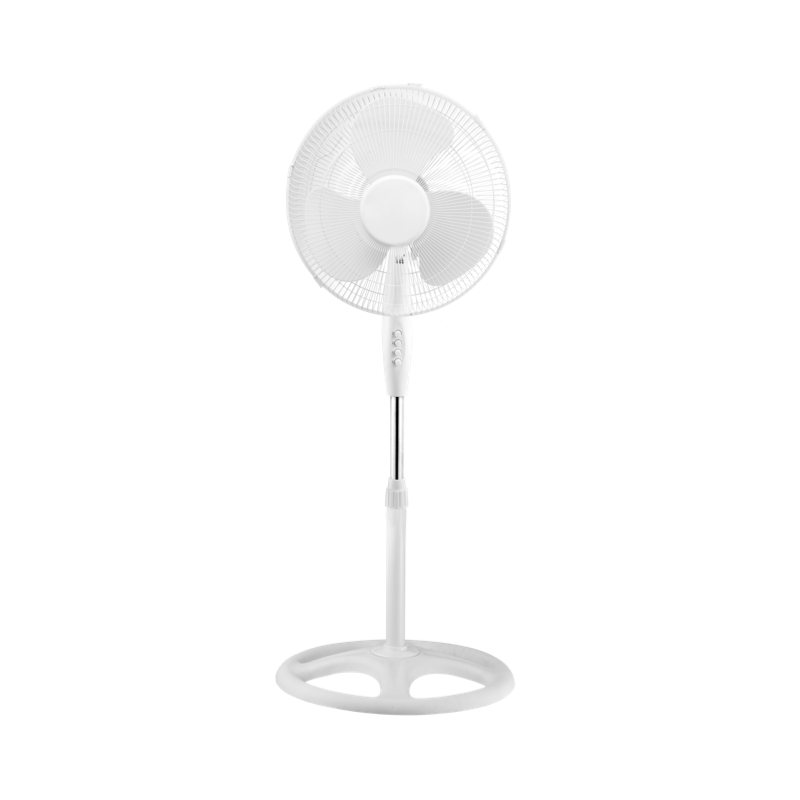 16" INCH FAN 3 SPEED SETTINGS OSCILLATING PEDESTAL FREE STANDING WHITE STAND FAN