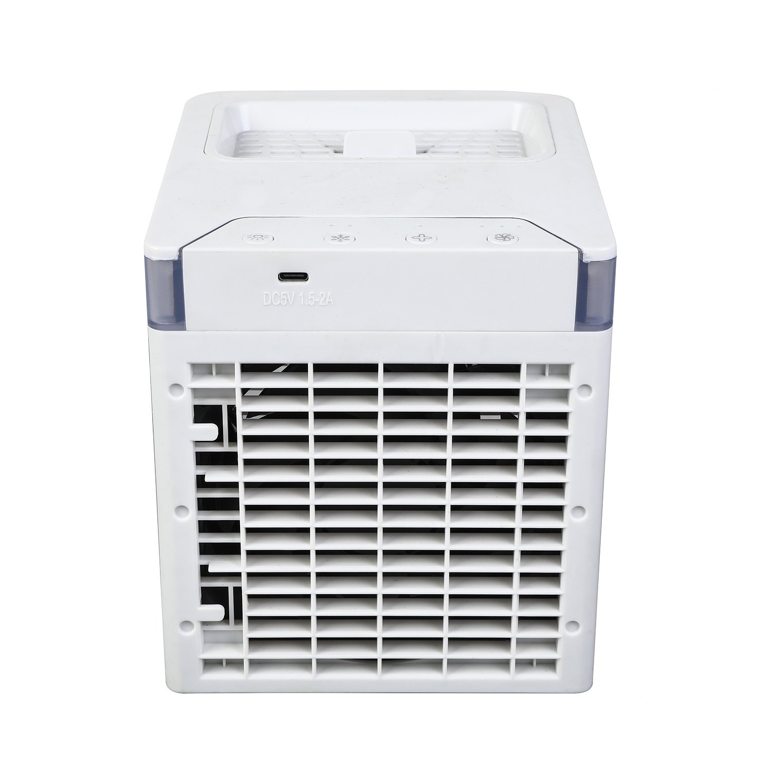 Pure Chill 2.0 Evaporative Air Cooler by Ontel - Powerful, Quiet, Lightweight And Portable Space Cooler with Hydro-Chill Technology For Bedroom, Office, Living Room & More,Blue