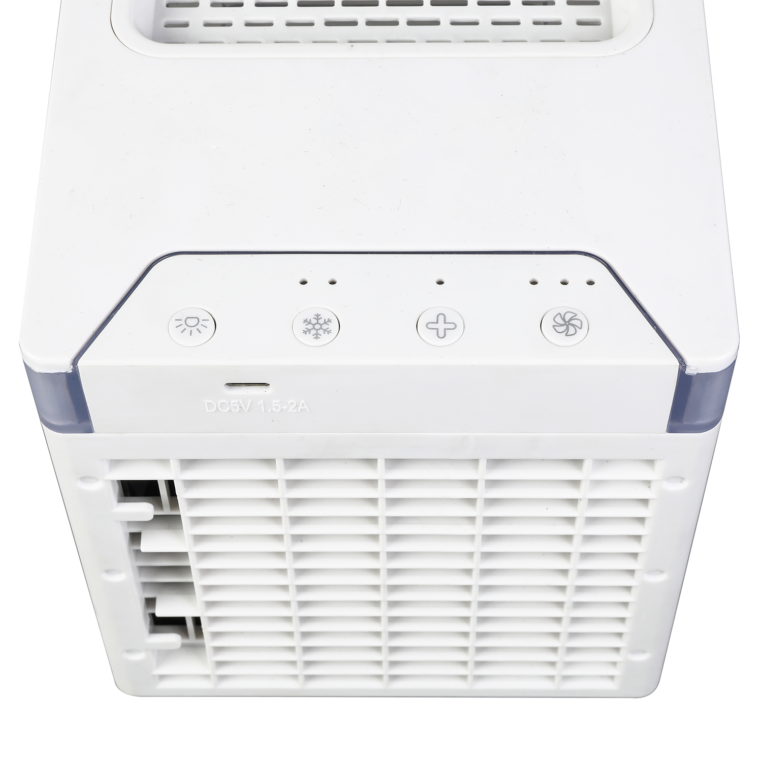 Pure Chill 2.0 Evaporative Air Cooler by Ontel - Powerful, Quiet, Lightweight And Portable Space Cooler with Hydro-Chill Technology For Bedroom, Office, Living Room & More,Blue