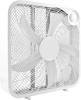 Box Fan, 3 Settings, Max Cooling Technology, Carry Handle, White